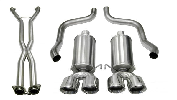 CORSA Performance Axle-Back Xtreme Exhaust System for Chevrolet Corvette (2009-2013)