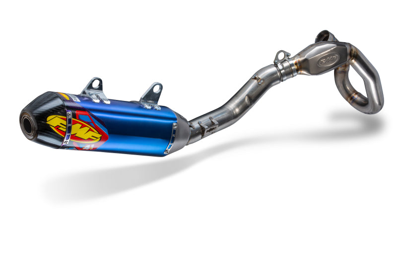 FMF Racing Suzuki Anodized 4.1 Carbon Cap Complete System Titanium/Megabomb Header