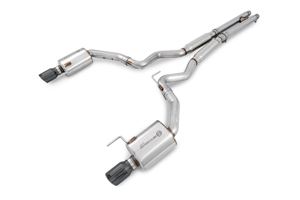 AWE Tuning S550 Mustang GT Cat-Back Exhaust - Touring Edition (Diamond Black Tips)