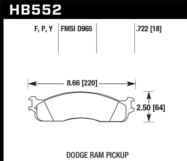 Hawk Performance Super Duty Street Front Brake Pads