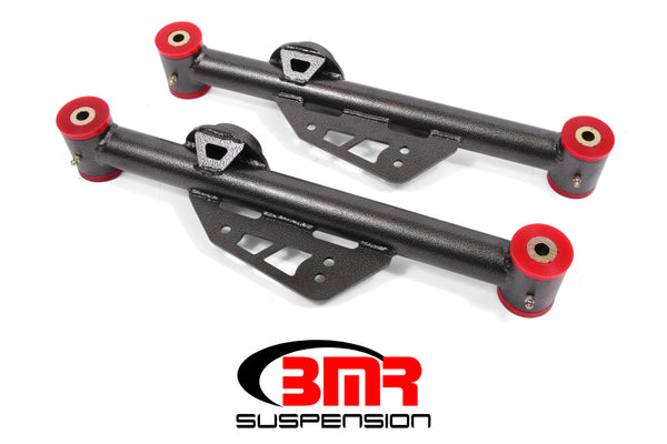 BMR Suspension Non-Adjustable Lower Control Arms for 79-98 Fox Mustang - Polyurethane - Black Hammertone
