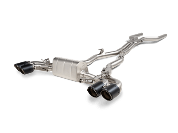 Akrapovic Evolution Line Titanium Cat-Back Exhaust w/ Carbon Tips for 2021 BMW M8 & M8 Competition (F91/F92)
