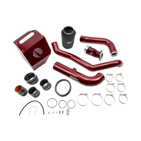 Wehrli 17-19  Chevrolet 6.6L L5P Duramax High Flow Intake Bundle Kit  Stage 2 - Red