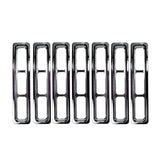 Rugged Ridge Grille Inserts Chrome 97-06 Jeep Wrangler