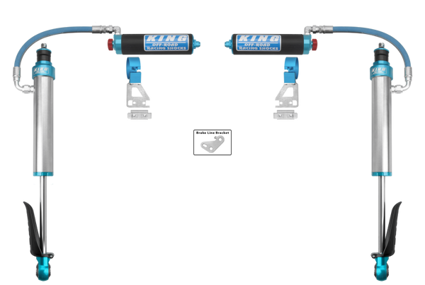 King Shocks 2024+ Toyota Tacoma 2.5 Dia Remote Reservoir Shock w/Adjuster (Pair) - Rear