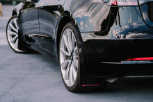 Load image into Gallery viewer, Rally Armor 17-23 Tesla Model 3 Black UR Mud Flap w/Dark Grey Logo