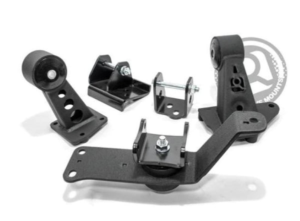 Innovative K-Series Engine Mounts for 00-09 Honda S2000 - Black Steel with 75A Bushings
