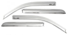 Load image into Gallery viewer, AVS 07-18 Toyota Tundra Double Cab Ventvisor Front &amp; Rear Window Deflectors 4pc - Chrome