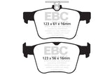 EBC 2014+ Audi S3 Bluestuff Rear Brake Pads