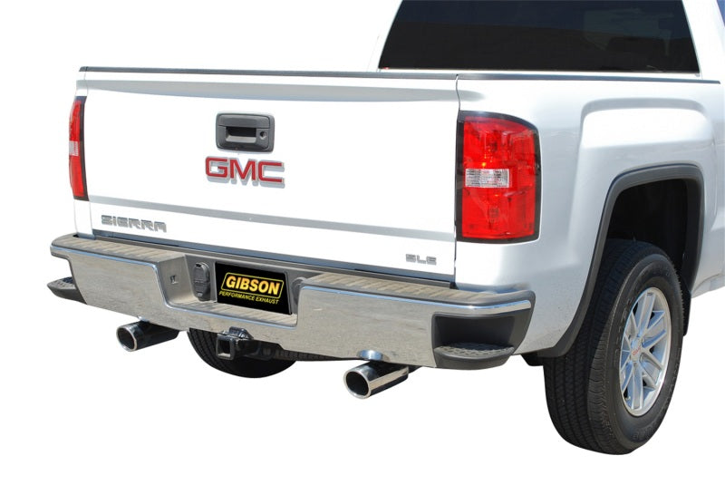 Gibson 15-18 Chevrolet Silverado 1500 LS 5.3L 3in/2.25in Cat-Back Dual Split Exhaust - Aluminized