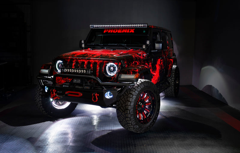 Oracle Jeep Wrangler JK/JL/JT High Performance W LED Fog Lights - w/o Controller SEE WARRANTY