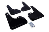 Rally Armor 10-13 Mazda3/Speed3 (Hatch/Sedan) Black UR Mud Flap w/Grey Logo