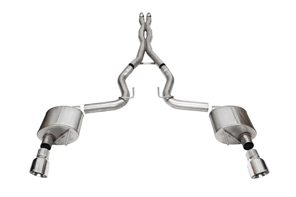 Corsa 24+ Ford Mustang GT Xtreme 3.0in Cat-Back Exhaust System with 4.5in Tips