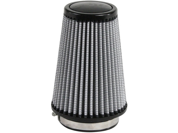 aFe MagnumFLOW Performance Air Filter Oil-Free - 3.5" Inlet x 5" Base x 3.5" Top (Universal)