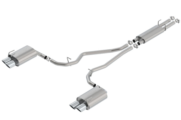 Borla S-Type Cat-Back Exhaust for 2020 Ford Explorer ST 3.0L V6 - Chrome Tips