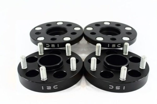 ISC Suspension 20mm Hub Centric Wheel Spacers 5x114.3 (Pair) - Black