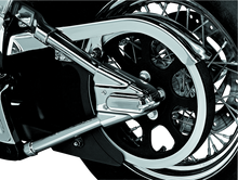 Load image into Gallery viewer, Kuryakyn Swingarm Cover Kit - Unlighted 00-07 Softail Models Chrome