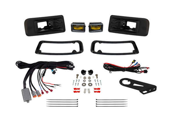 Diode Dynamics Elite Series Add-On LED Fog Light Kit for 2022+ Ford Maverick - Yellow
