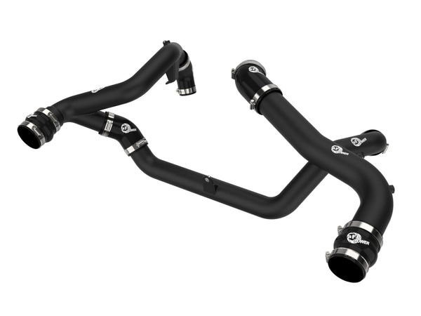 aFe BladeRunner Aluminum Hot and Cold Charge Pipe Kit for 2022-2023 Ford Explorer - Black
