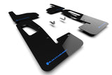 Rally Armor 22-24 Rivian R1T Black UR Mud Flap w/Nitrous Blue Logo