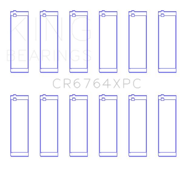 King Engine Bearings Skoda BUD Performance pMaxKote Coated Rod Bearing Set - Size STD