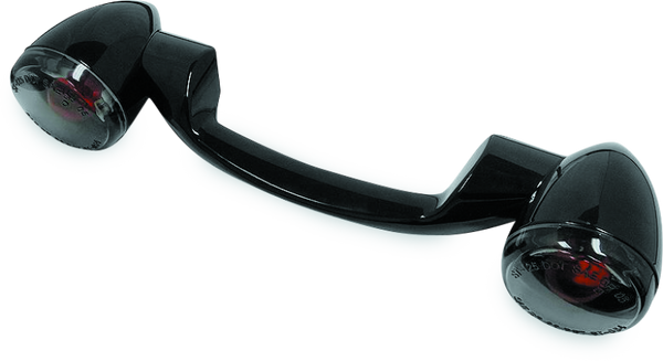 Bikers Choice Rear Turn Signal Bar Kit  Black/Smoke Lens  Harley-Davidson Touring 19912008 & FLST 19862017