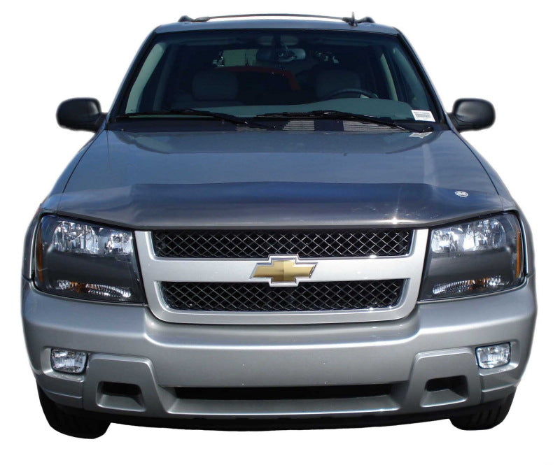 AVS 02-09 Chevy Trailblazer High Profile Bugflector II Hood Shield - Smoke