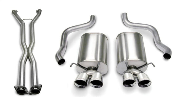 CORSA Performance Axle-Back Sport Exhaust System for 2005-2008 Chevrolet Corvette Base