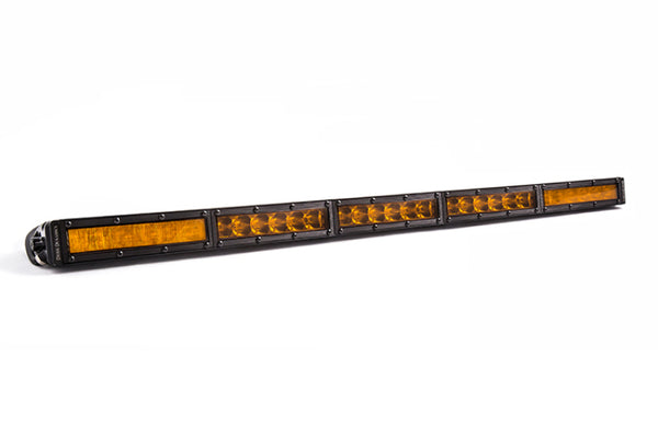 Diode Dynamics 30-Inch LED Light Bar Single Row - Amber Combo - Stage Series