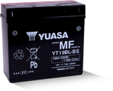 Yuasa YT19BL-BS Maintenance Free AGM 12-Volt Battery w/Bottle