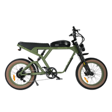 Load image into Gallery viewer, Cougar PRO Vintage Electric Ebike 750W with 60V 20AH 80 Miles Range Hydraulic Disc Brake Full Suspension