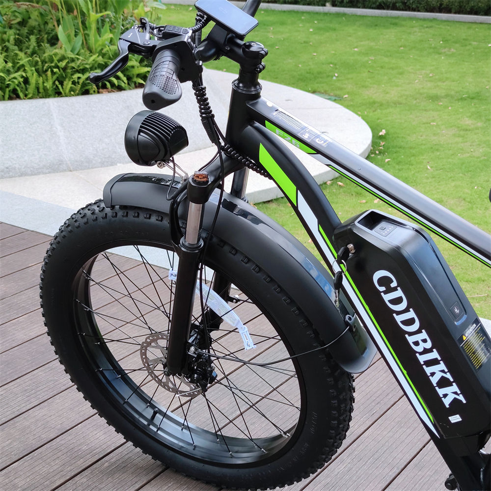 F26 Electric Bike 26" 1000W Motor 48V 17.5Ah Battery – Off-Road Fat Tire Electric Bicycle