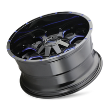 Load image into Gallery viewer, WARRIOR (8015) GLOSS BLACK MILLED PRISM BLUE