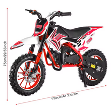 Load image into Gallery viewer, 49cc 2-Stroke Kids Dirt Bike – Gas-Powered Mini Motocross with Front &amp; Rear Disc Brakes