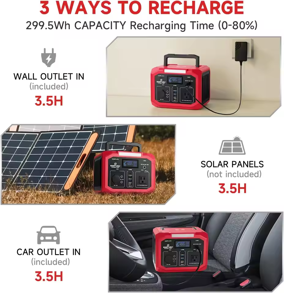 PREDATOR EastVolt Power Station 350W | Portable Solar Battery Generator