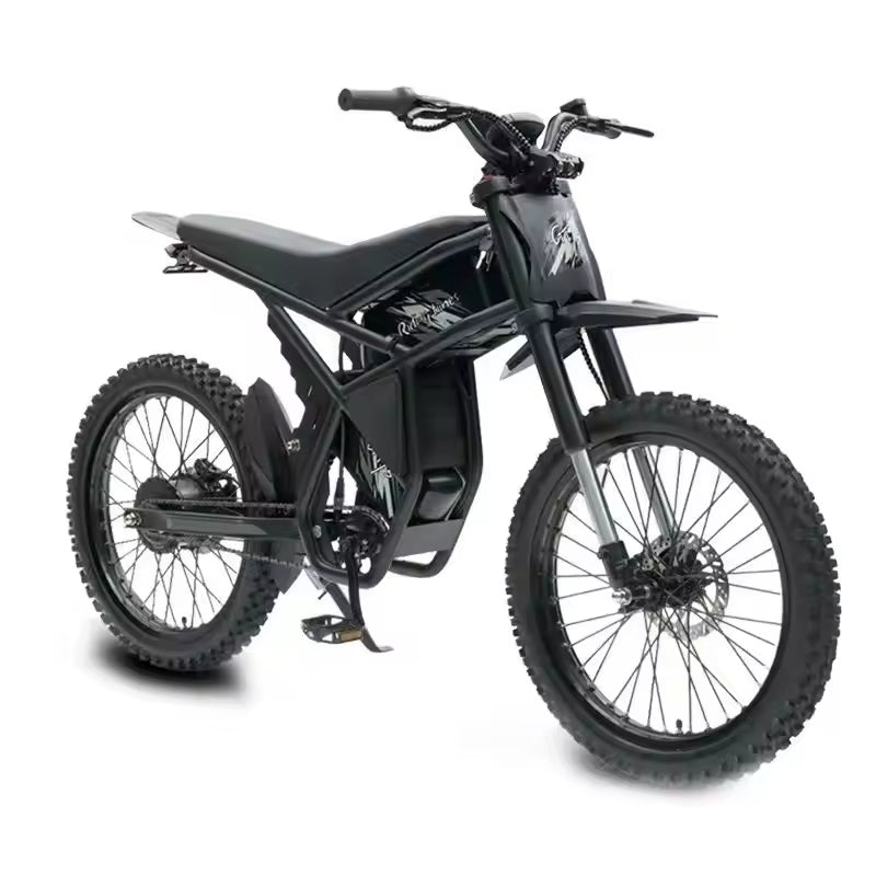Fat Tire Electric Bike 2000W – Riding'times Full Suspension All Terrain eBike, USA/EU Stock, Dual Battery Electric Dirt Bike