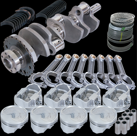 Eagle Chevy Pro Street 408 Balanced Rotating Assembly 4140 Crankshaft w/ 4340 I Beam Rods