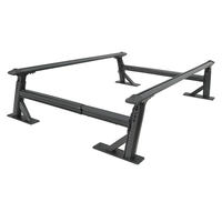 No-Drill Aluminum Truck Bed Rack – Universal Adjustable JP-BR104FX