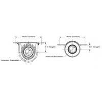 Center Support Carrier Bearing 5002334 fits Toyota Tundra 2000–2015 & Tacoma 1995–2015 4X2/4X4 | Driveshaft Support Replacement
