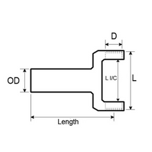 Load image into Gallery viewer, Transmission Slip Yoke – Series 1310, 24/25 Splines, 6.5&quot; Length | Fits 1995-1997 Ford Ranger (OEM Replacement 024002038, 2-3-8431X)