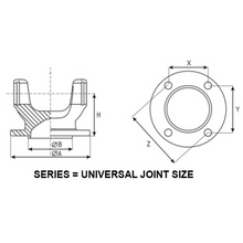 Load image into Gallery viewer, Driveshaft Flange Yoke – Series 1310 | Fits Ford, Chevrolet, Dodge &amp; Toyota (OEM Replacement YJ2-2-1339, 2-2-1339)