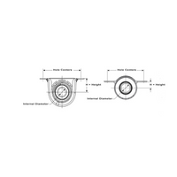 26122284496 Center Support Bearing fits 2001-2018 BMW 5-7 Series F07 GT F10 F11