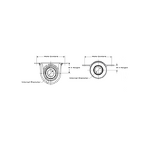 22947024 Driveshaft Support Bearing fits 2013-2019 Buick Encore Opel Mokka