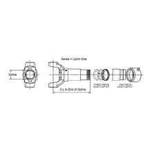 Load image into Gallery viewer, N2-3-7981KX Driveshaft Slip Yoke 1310 Series 16 Splines fits Neapco Spicer