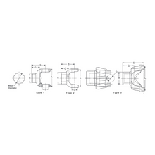 Load image into Gallery viewer, 2-4-2671-1 Driveshaft End Yoke Splined Bore 1310 Series 1.375 in Diameter x 10 Splines