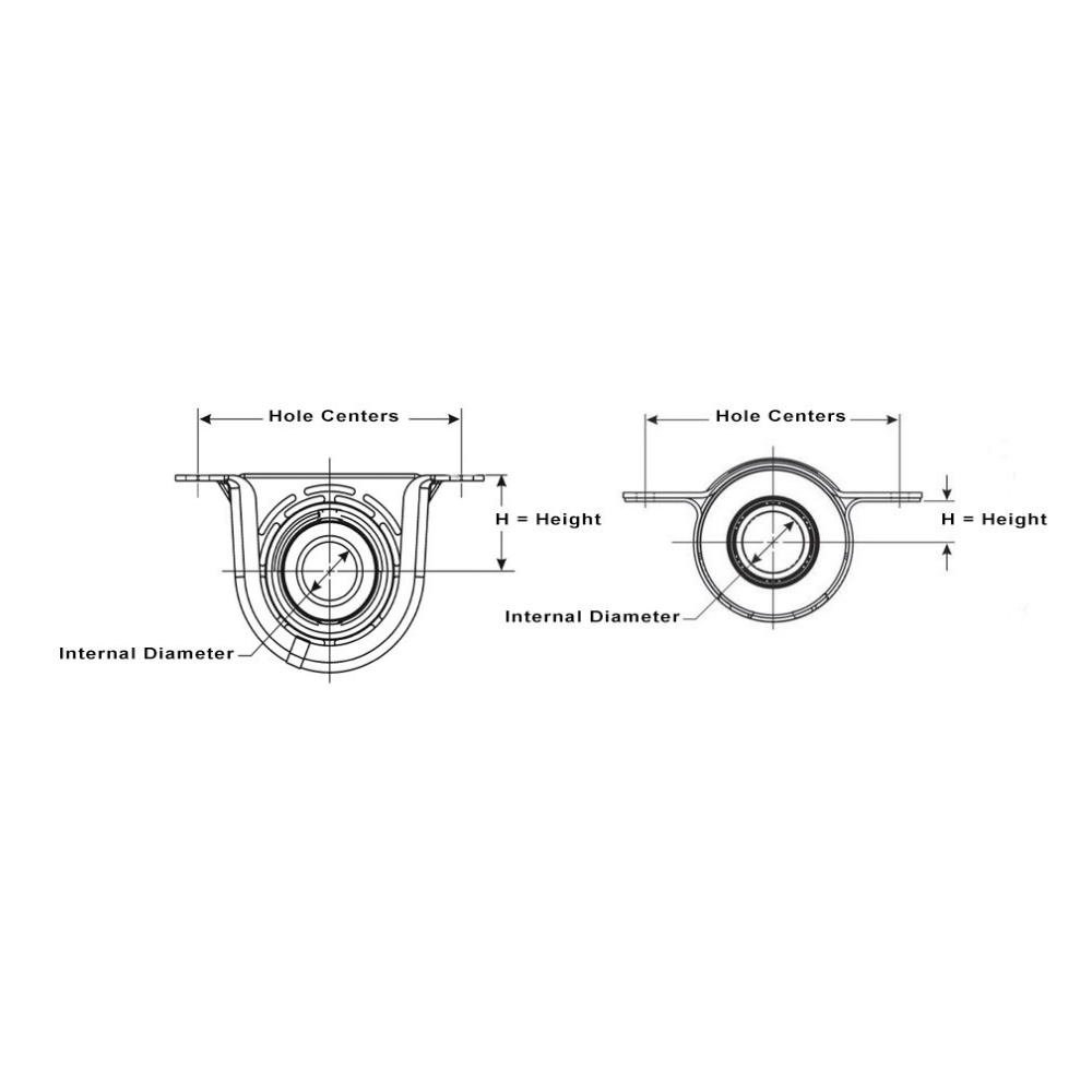 CBCV Center Bearing fits 2001-2007 Dodge Caravan Grand Caravan Chrysler Voyager