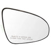 Chrome Convex Glass Passenger Side Mirror fits 2012-2017 Toyota Camry