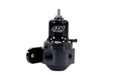 AEM High Capacity Universal Adjustable Fuel Pressure Regulator Black Anodized, 30-90 PSI Range P/N 25-305BK