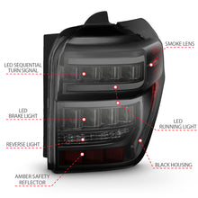 Load image into Gallery viewer, Anzo Tail Lights - 14-20 Toyota 4Runner Black Housing Smoke Lens