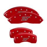 MGP 4 Caliper Covers Engraved Front & Rear ST Red finish silver ch